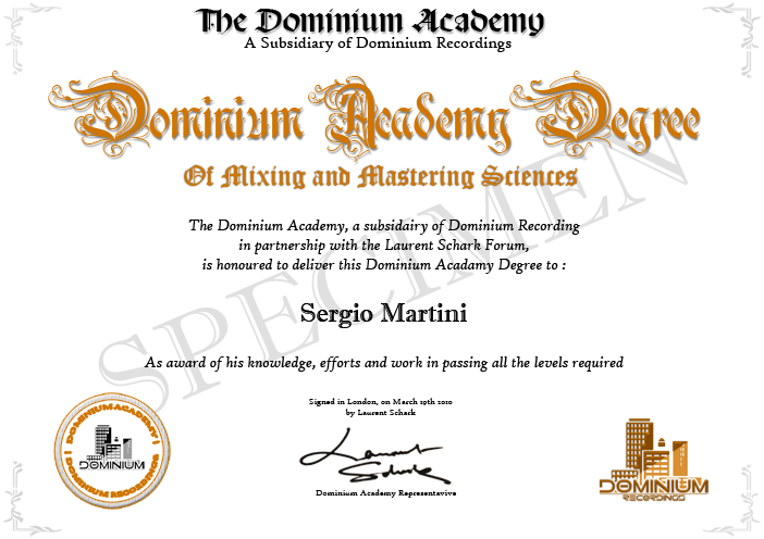 A lire - Dominium Academy Degree Dominium_academy_specimen